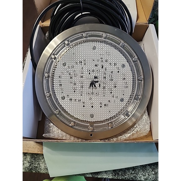 10" POOLEXA LED Multicolor POOL LIGHT In Ground Pools,‎ 50ft Cord - NIB - Picture 2 of 6